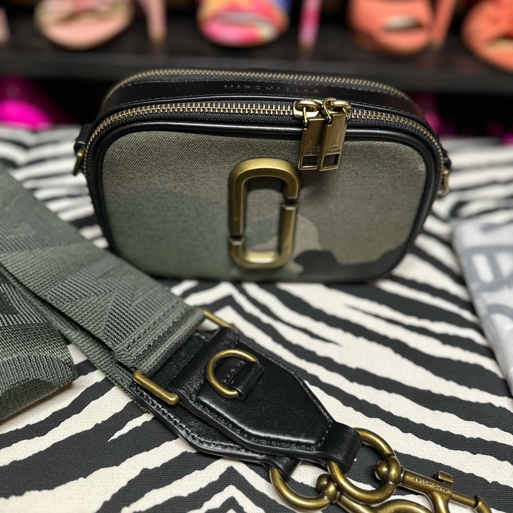 Marc Jacobs Snapshot Camouflage Crossbody Bag